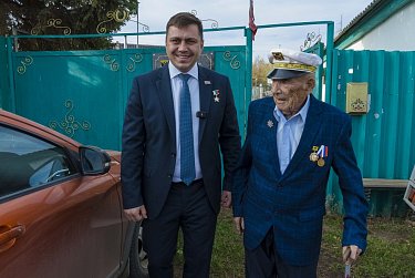 Участнику ВОВ Андрею Ивановичу Яцуре исполнилось 100 лет